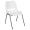 Flash Furniture White Shell Stack Chair RUT-EO1-WH-GG - alternate 4